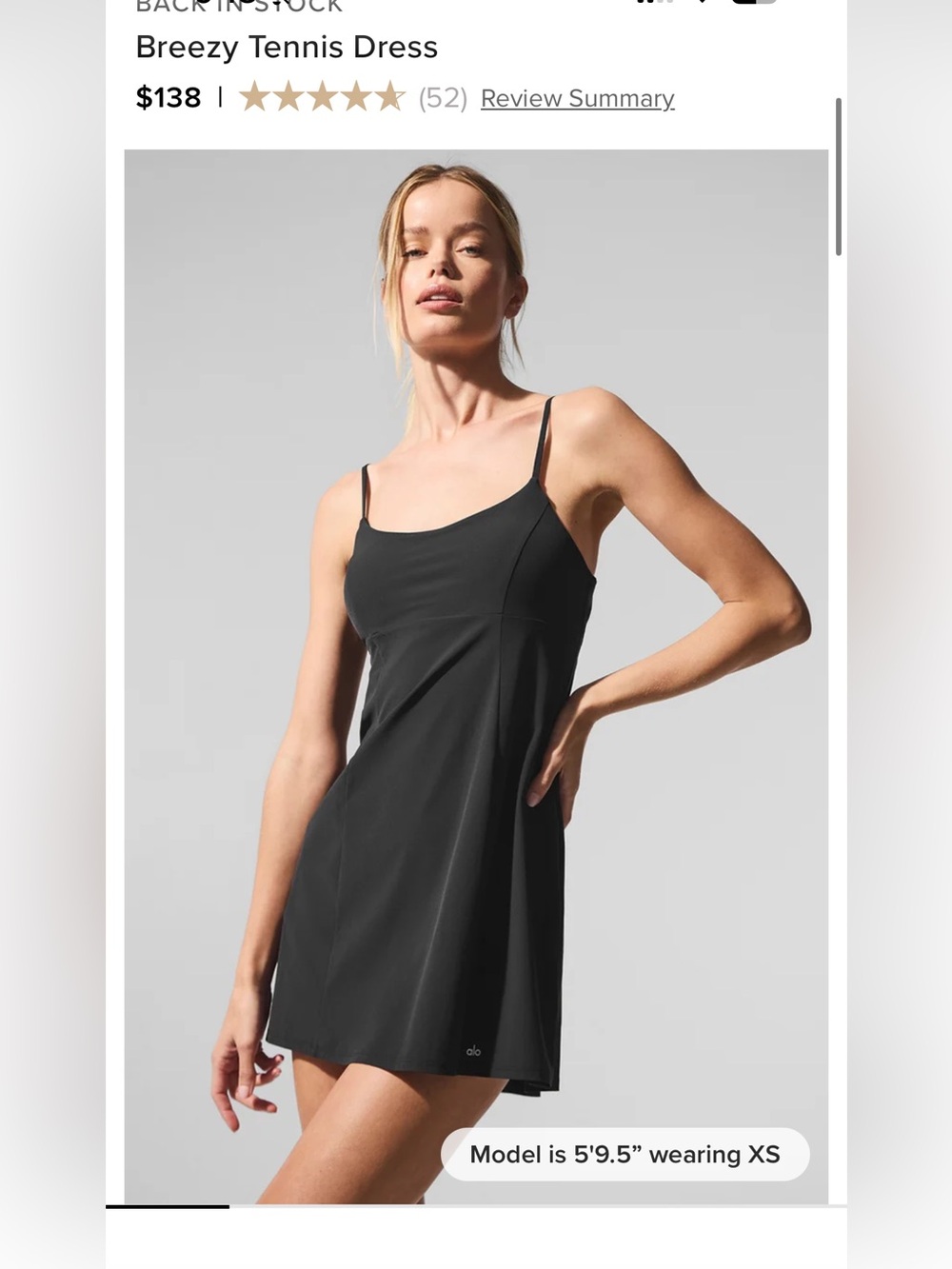 ALO Yoga breezy tennis dress